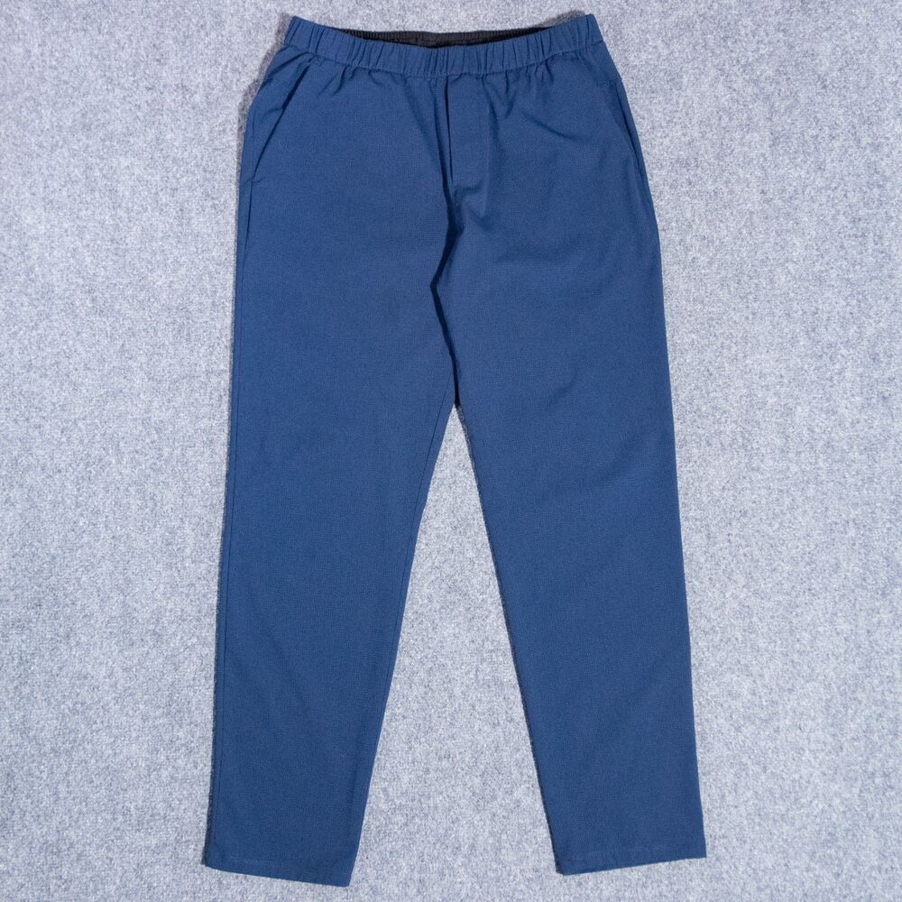 Lululemon ABC WovenAir Pull On Pants Men's Large Blue Performance Stretch Preppy